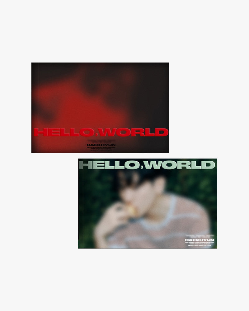 BAEKHYUN (EXO) - 4TH MINI ALBUM [Hello. World] (Photobook Ver.) (2 Versions)