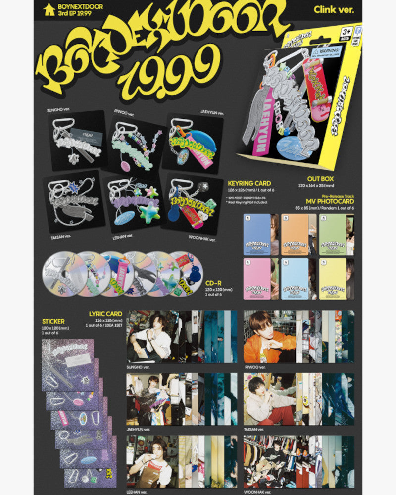 BOYNEXTDOOR - 3RD MINI ALBUM [19.99] (Clink Ver.)