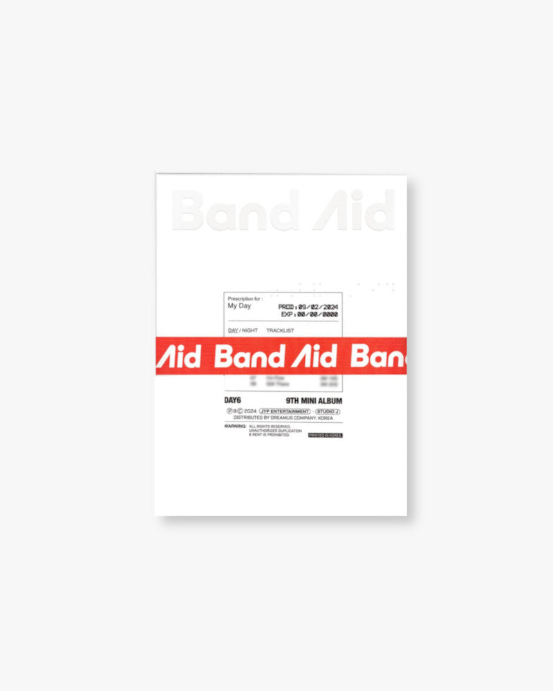 DAY6 - 9TH MINI ALBUM [Band Aid] (2 Versions)