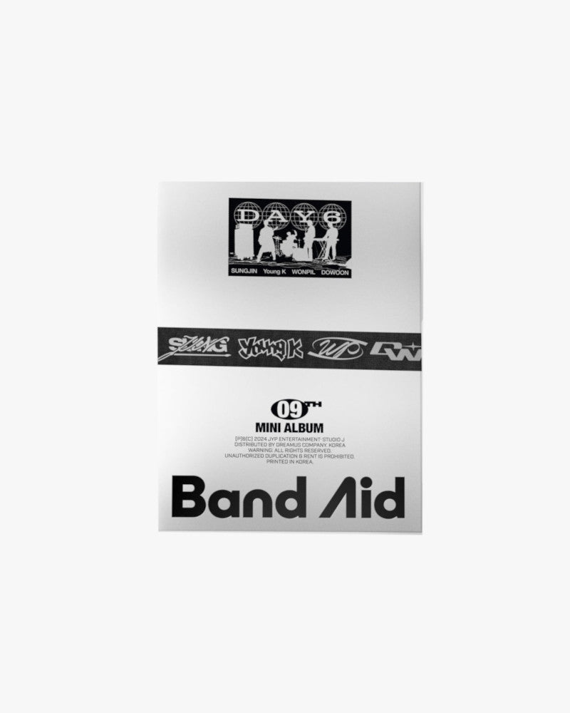 DAY6 - 9TH MINI ALBUM [Band Aid] (2 Versions)