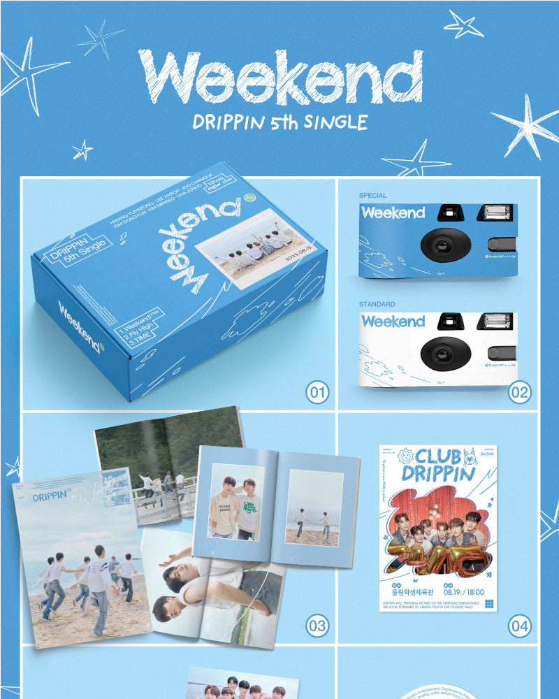 DRIPPIN - 5TH SINGLE ALBUM [Weekend] (Weekend Ver.)