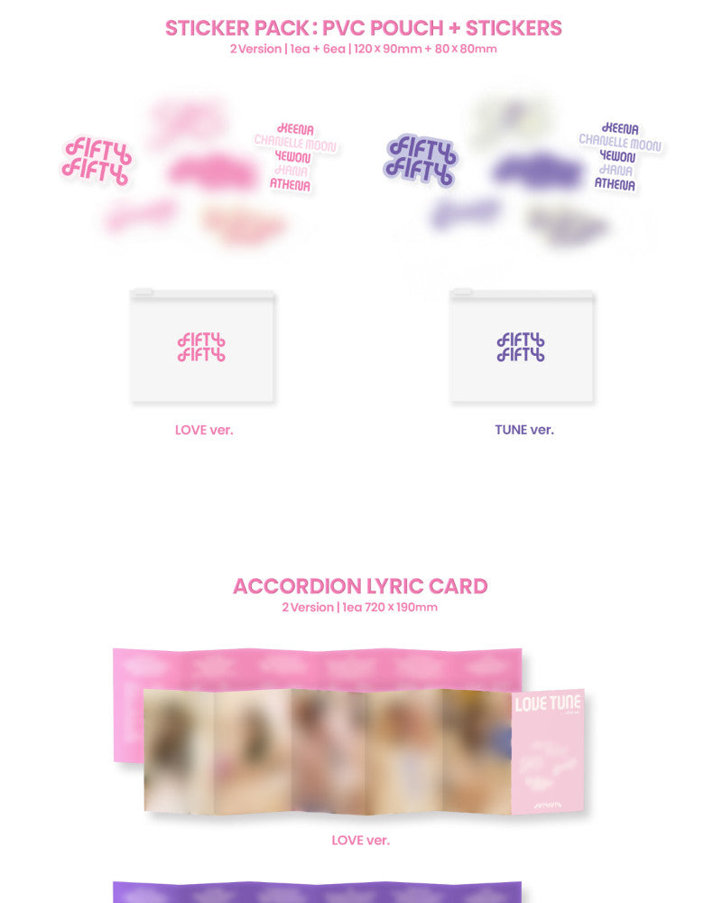 FIFTY FIFTY - 2nd Mini Album [Love Tune] (2 Versions)