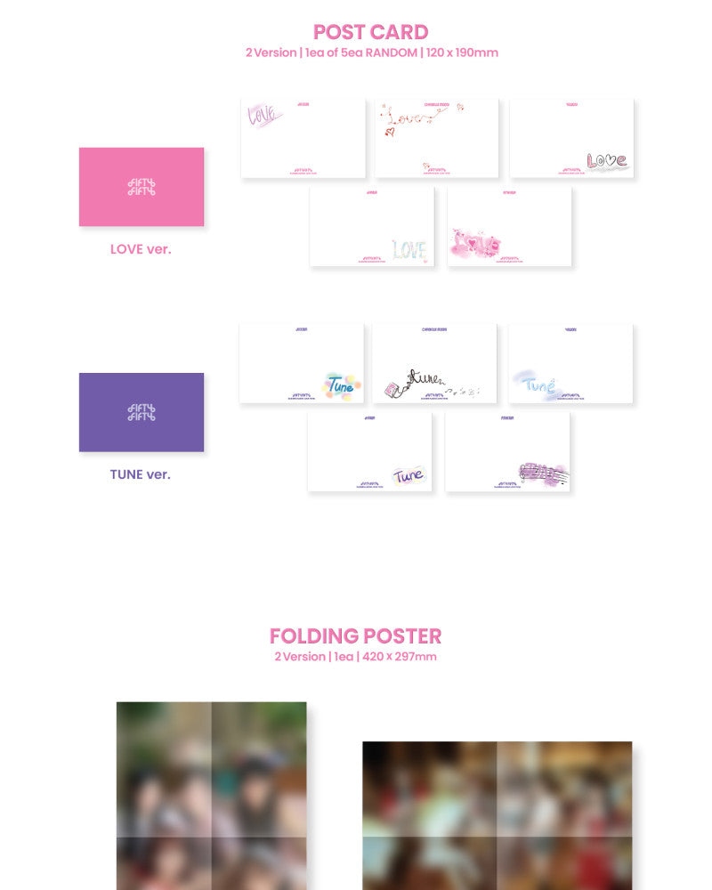 FIFTY FIFTY - 2nd Mini Album [Love Tune] (2 Versions)