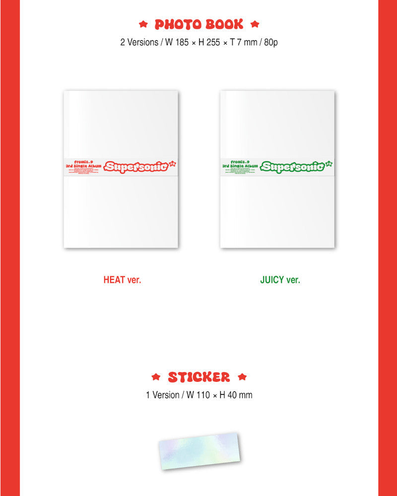 fromis_9 - 3RD SINGLE ALBUM [Supersonic] (2 Versions)