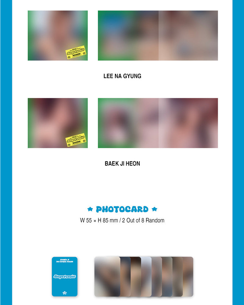 fromis_9 - 3RD SINGLE ALBUM [Supersonic] (Compact Ver.) (8 Versions - Random)