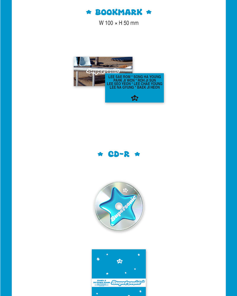 fromis_9 - 3RD SINGLE ALBUM [Supersonic] (Compact Ver.) (8 Versions - Random)