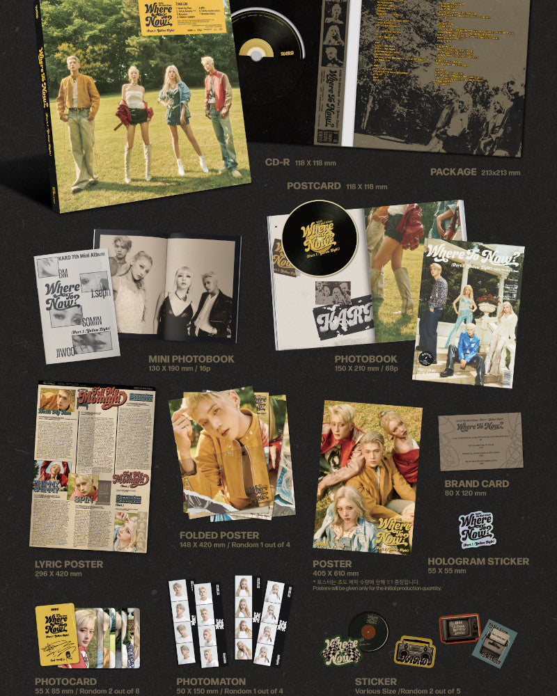 KARD - 7TH MINI ALBUM [Where To Now? (Part.1 : Yellow Light)]