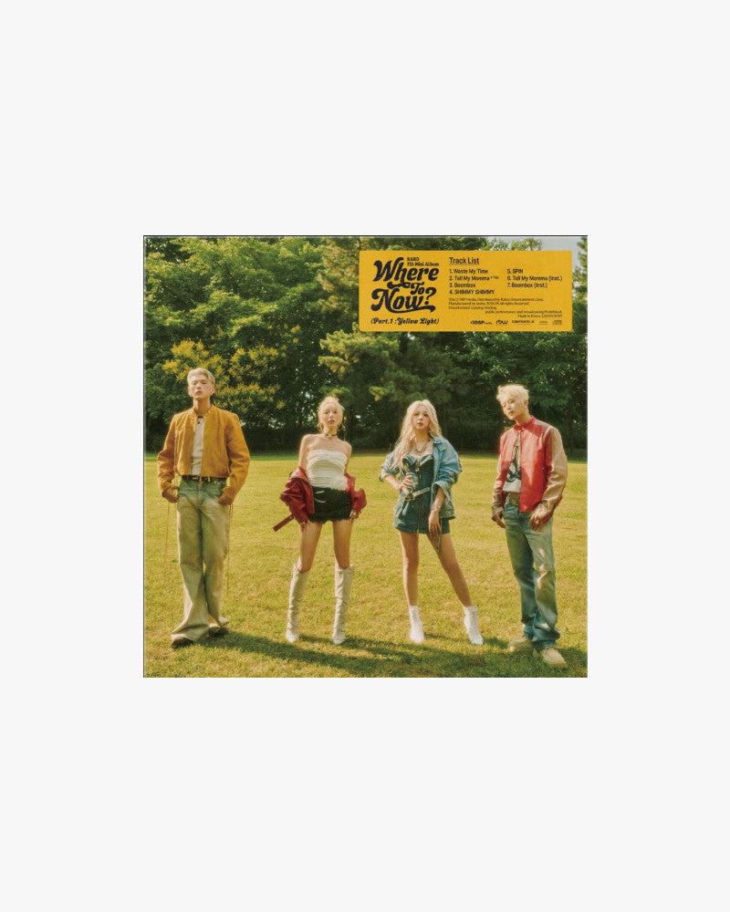 KARD - 7TH MINI ALBUM [Where To Now? (Part.1 : Yellow Light)]