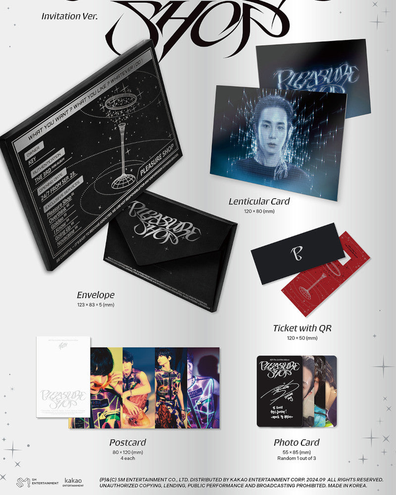 KEY (SHINee) - 3rd Mini Album [Pleasure Shop] (Invitation/QR Ver.)