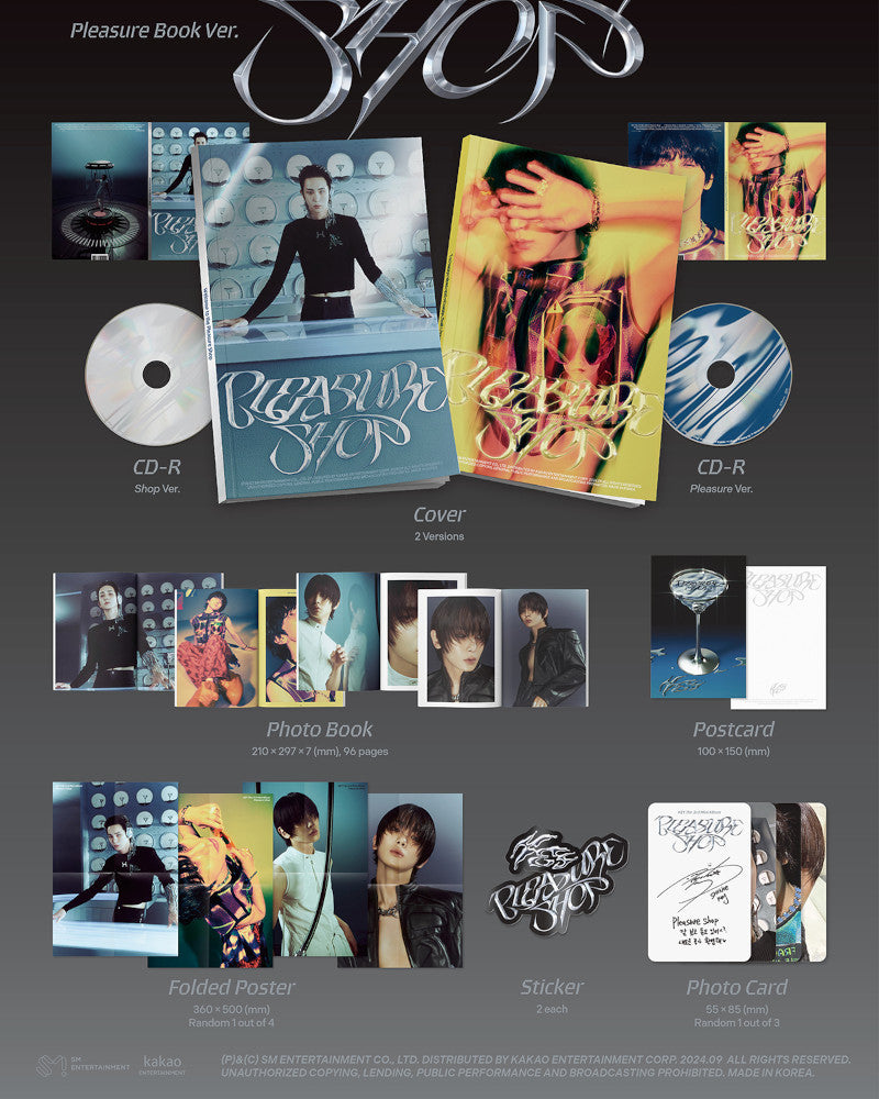 KEY (SHINee) - 3rd Mini Album [Pleasure Shop] (Photobook Ver.) (2 Versions)