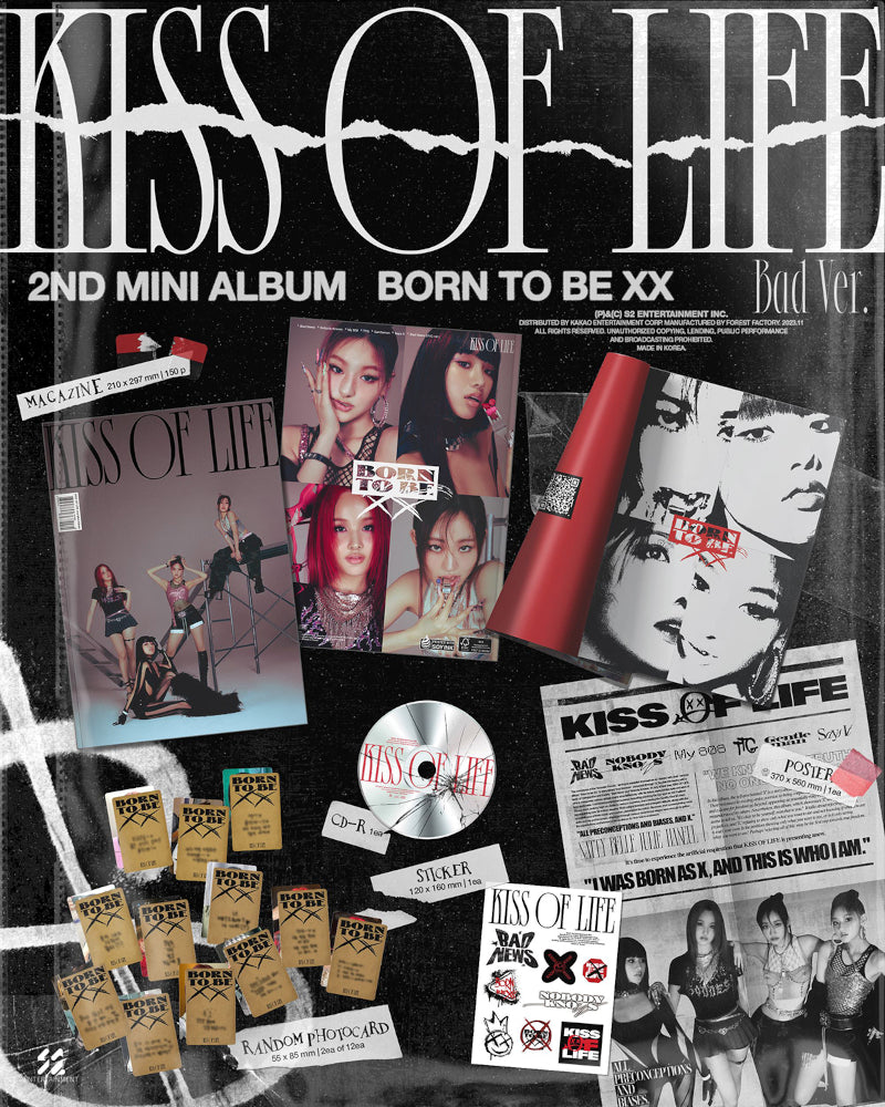 KISS OF LIFE - 2ND MINI ALBUM [Born to be XX] (2 Versions)