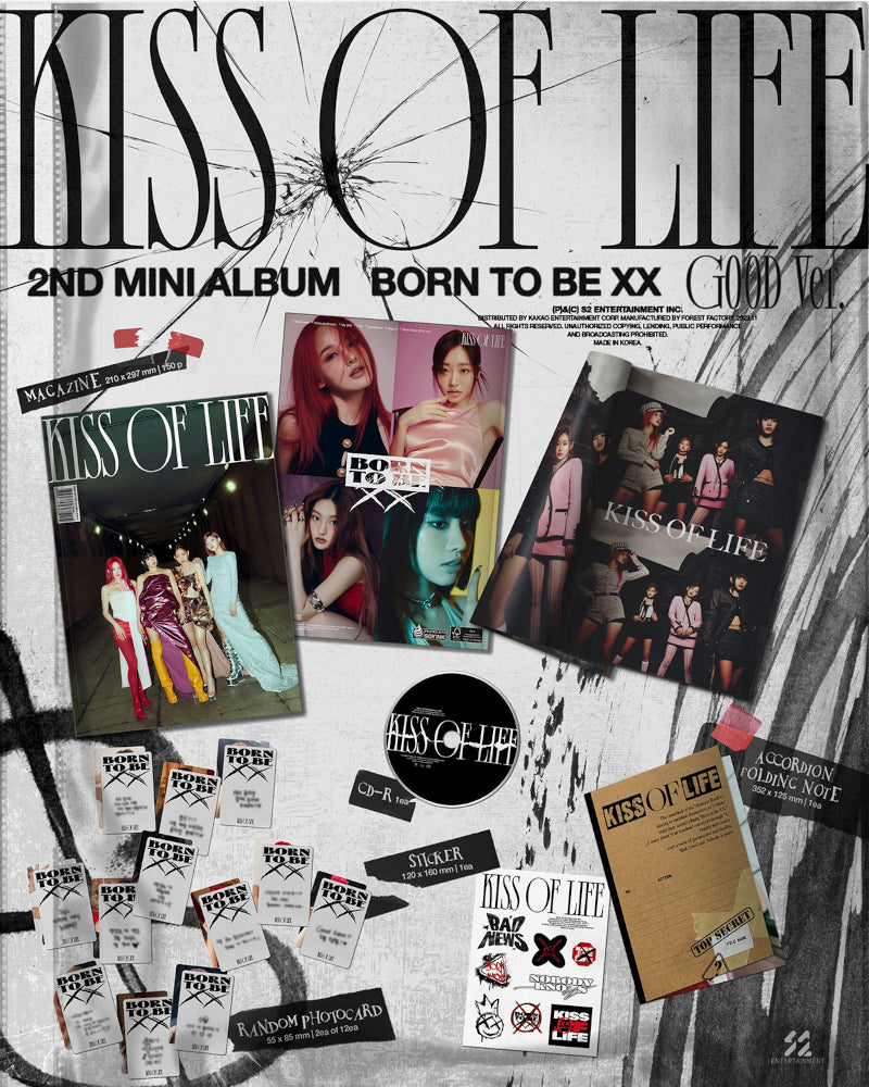 KISS OF LIFE - 2ND MINI ALBUM [Born to be XX] (2 Versions)