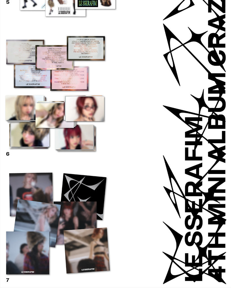 LE SSERAFIM - 4TH MINI ALBUM [CRAZY] (COMPACT Ver.) (5 Versions)