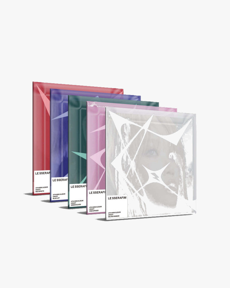 LE SSERAFIM - 4TH MINI ALBUM [CRAZY] (COMPACT Ver.) (5 Versions)