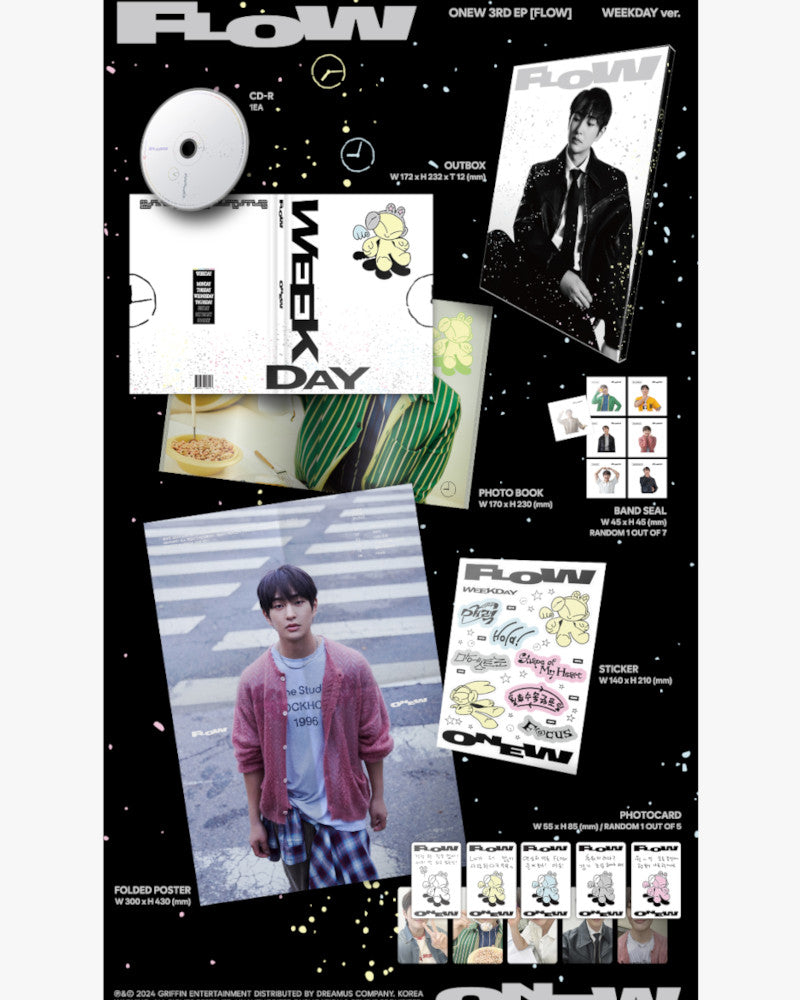 ONEW (SHINee) - 3RD MINI ALBUM [FLOW] (2 Versions)