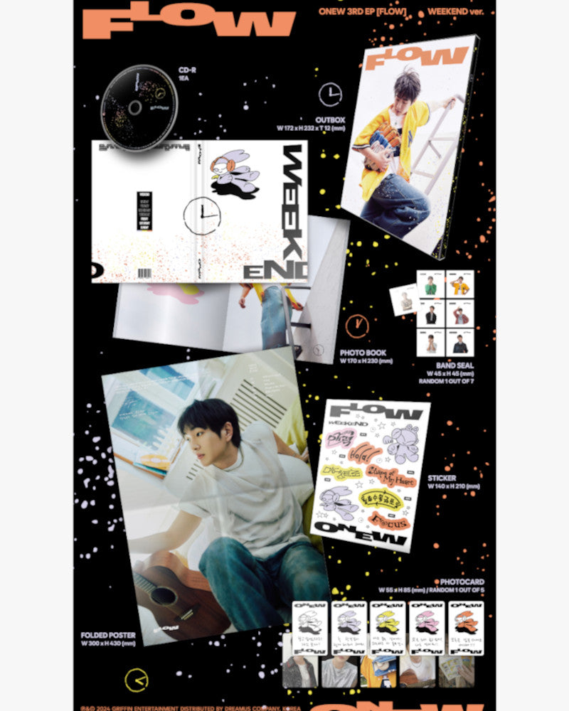 ONEW (SHINee) - 3RD MINI ALBUM [FLOW] (2 Versions)