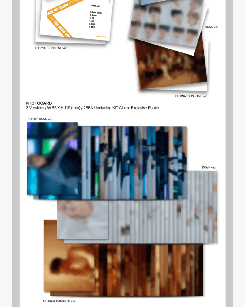 SEVENTEEN - 6TH MINI ALBUM [YOU MADE MY DAWN] (KiT Ver.) (3 Versions)