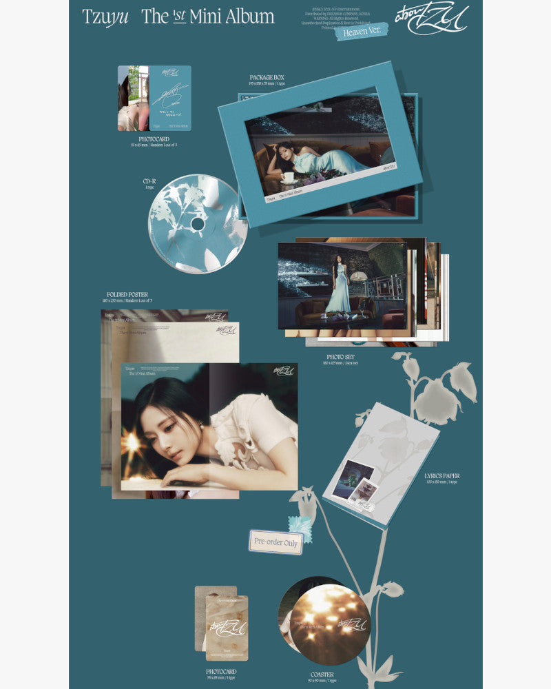 TZUYU (TWICE) - 1ST MINI ALBUM [abouTZU] (Heaven Ver.)