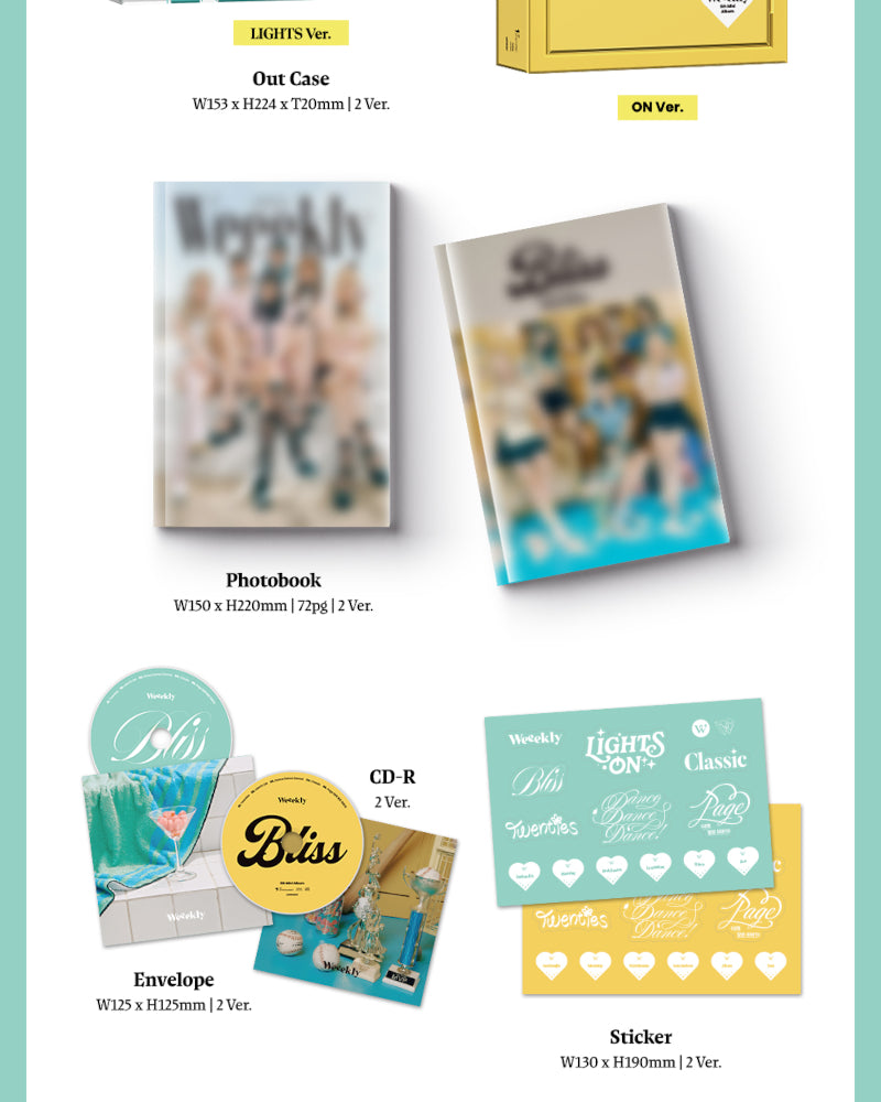 Weeekly - 6TH MINI ALBUM [Bliss] (2 Versions)