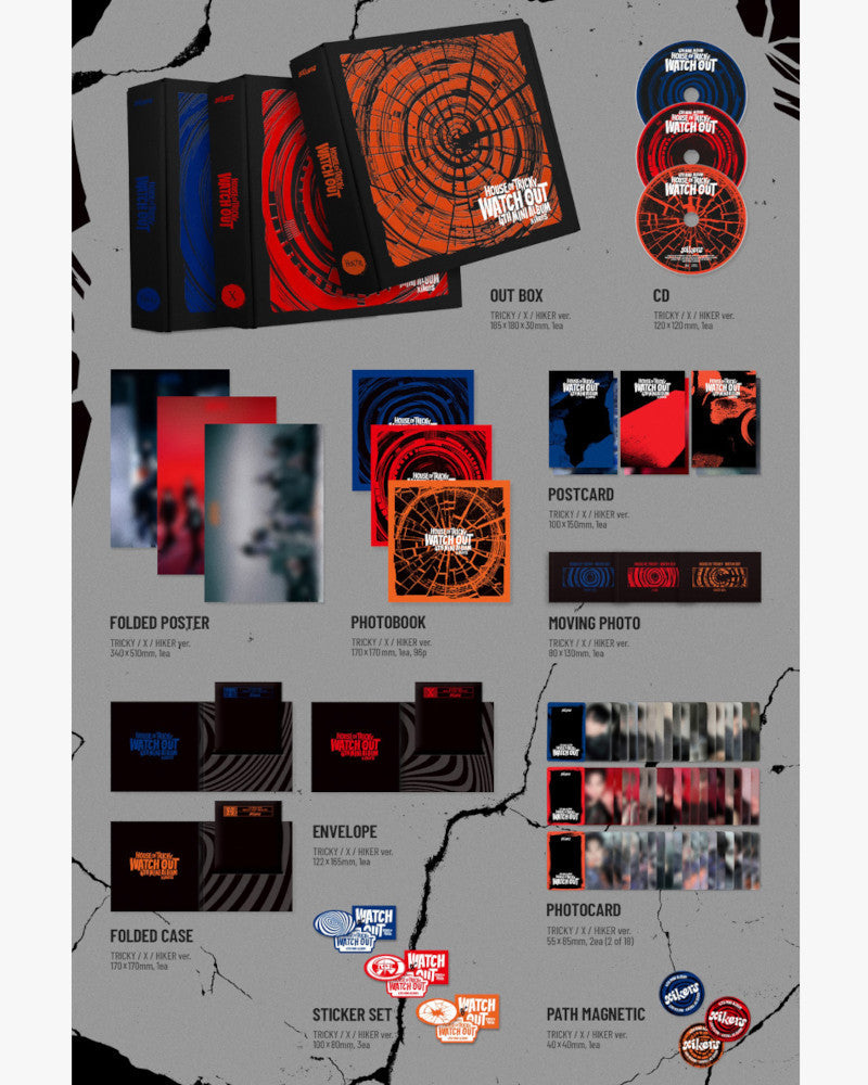 xikers - 4TH MINI ALBUM [HOUSE OF TRICKY : WATCH OUT] (3 Versions)