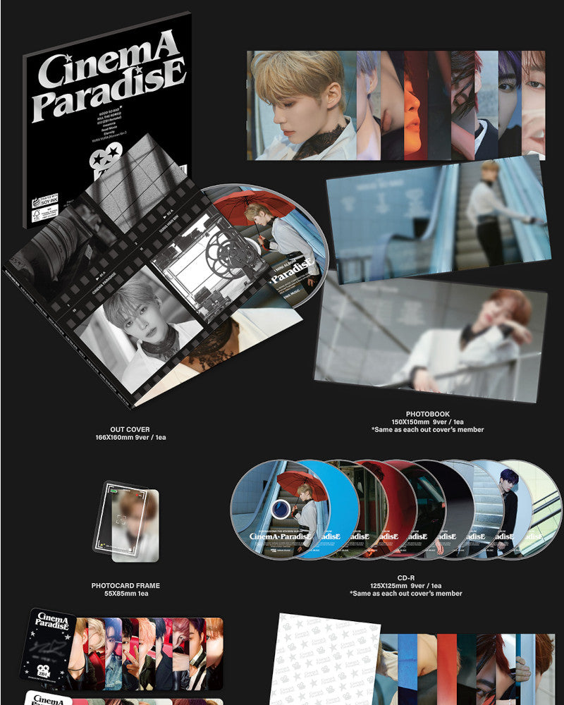 ZEROBASEONE - 4TH MINI ALBUM [CINEMA PARADISE] (Digipack Ver.) (9 Versions)
